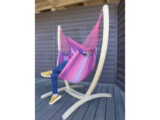Hamac chaise avec support rose