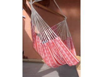 Chaise hamac CARIBENA poligono rouge