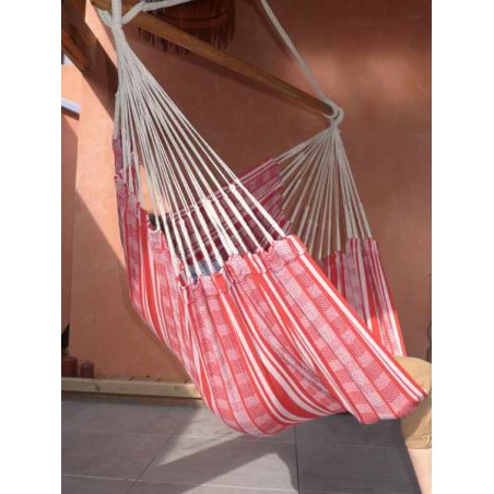 Chaise hamac CARIBENA poligono rouge