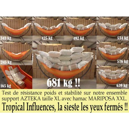 Hamac avec support métal