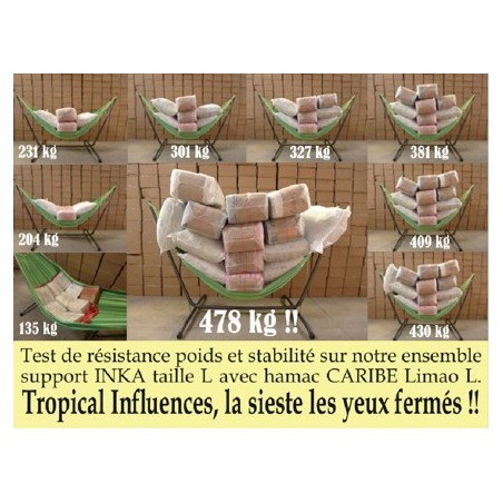 Hamac avec support Inka XL Banquise