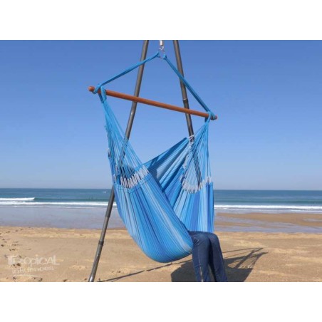Chaise hamac 3 bleus