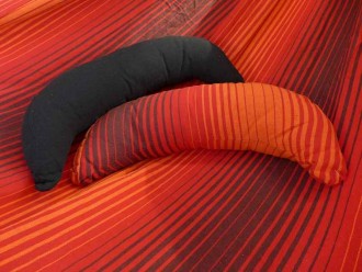 Coussin Media Luna Poligono Orange