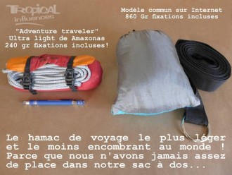 hamac voyage vert