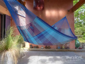 XL Mexican Hammock 3 Blues