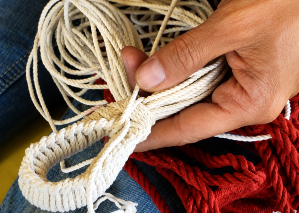 Comment raccourcir un hamac solution N°1