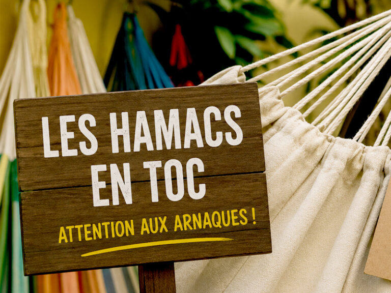 Les hamacs en toc : attention aux arnaques !