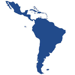 Carte de l'Amérique latine