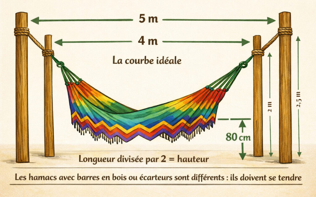 Bonne courbe à son hamac