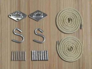 kit de fixation pour hamac béton et bois
