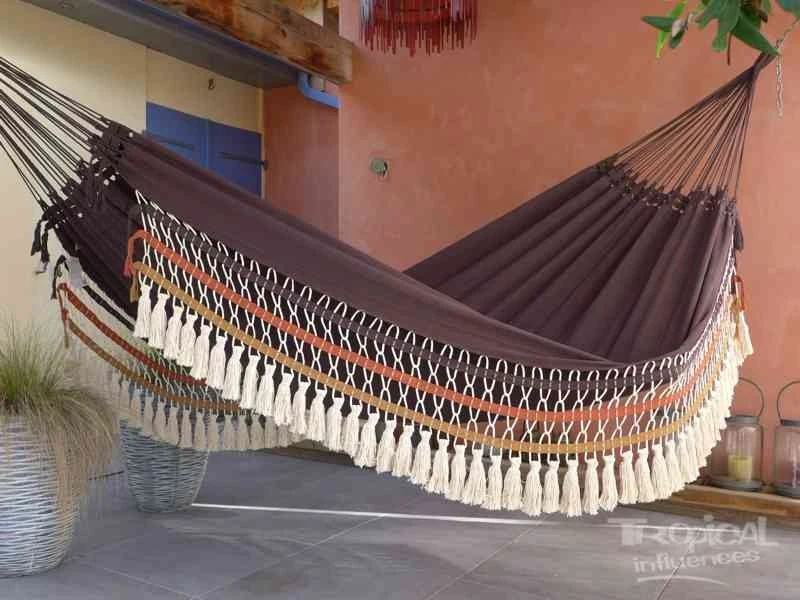 Nos hamacs Brésilien pour l'intérieur et extérieur