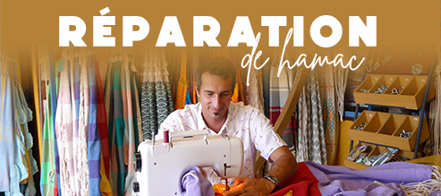 Réparation de hamac et siège suspendu