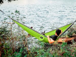 Hamac Outdoor Flex XL Vert et gris 300x200cm