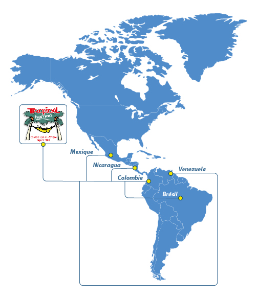 Provenance des hamacs