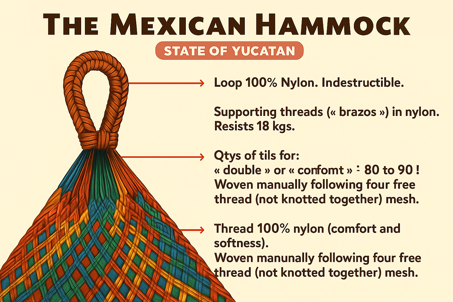 hamac filet hamac toile hamac mexicain